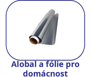 Alobal, pečící a svačinový papír, fólie pro domácnost
