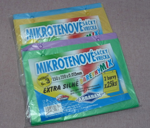 Mikrotenové sáčky 250x350/0,015 - 2x25 ks BAR MIX