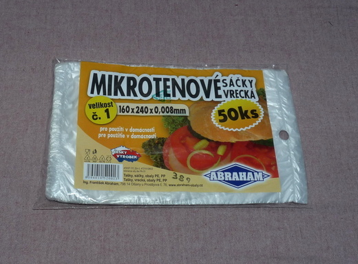Mikrotenové sáčky 160x240/0,008