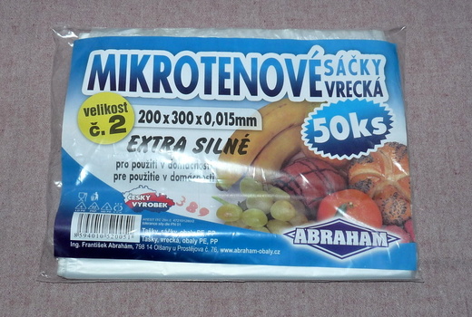 Mikrotenové sáčky 200x300/0,015 extra silné